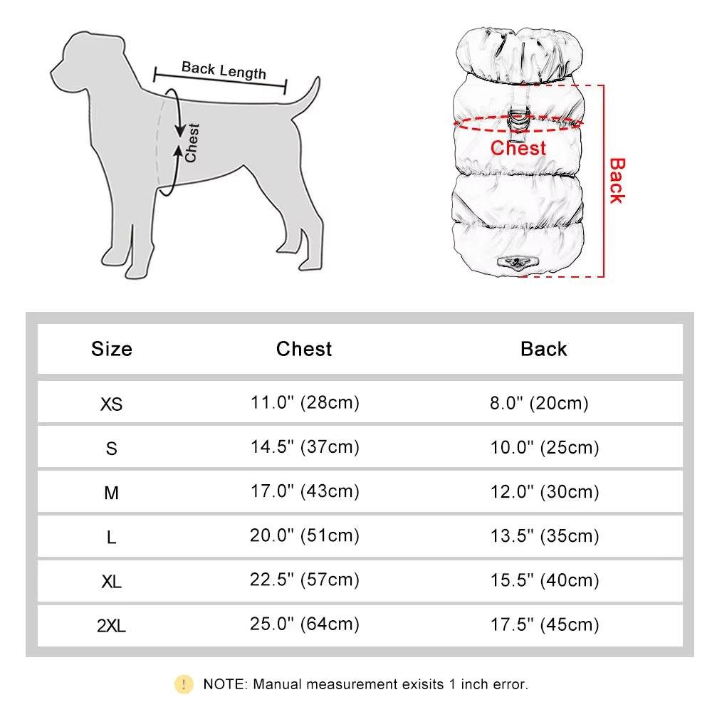 Snugglefit Winter Pet Jacket – Soft, Stylish Warmth for Small to Medium Dogs & Cats