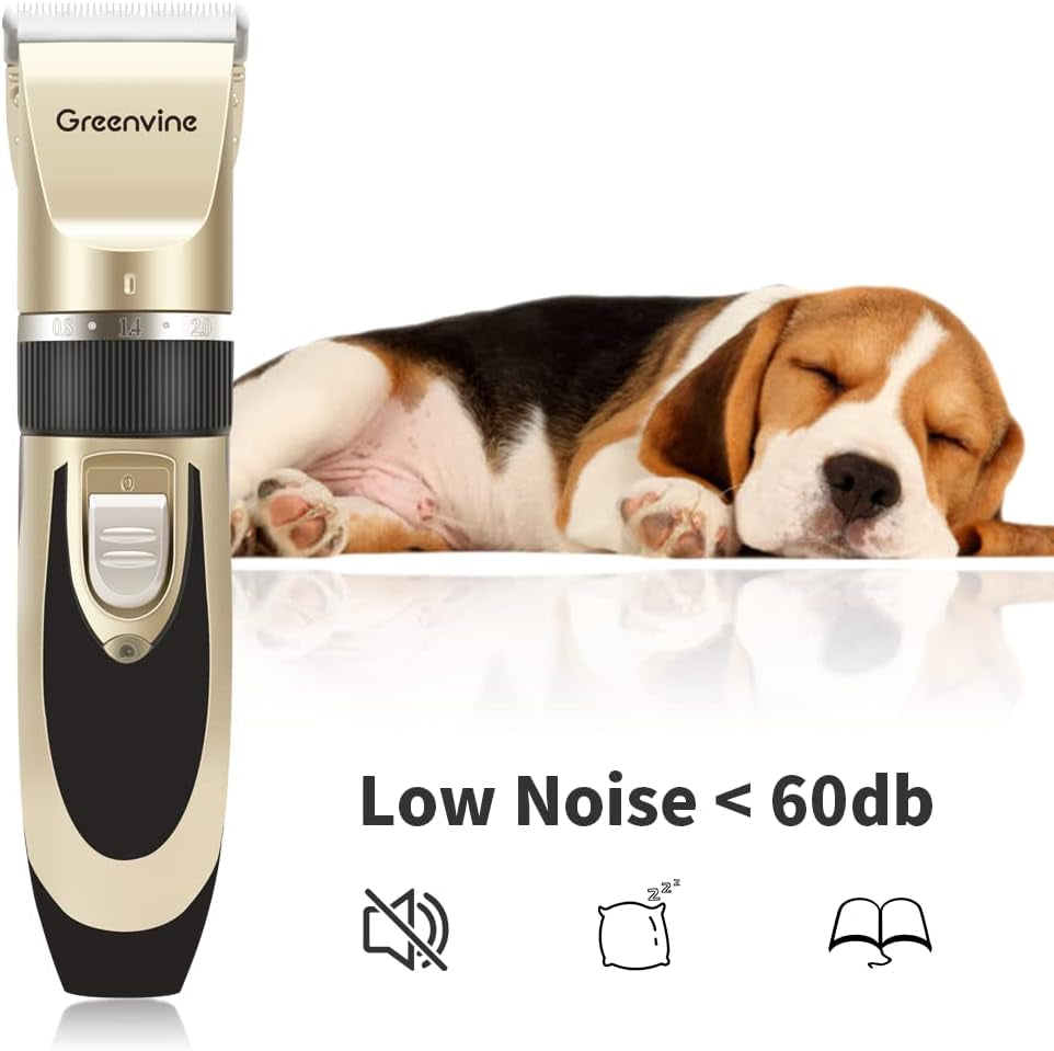 Dog Clippers,Usb Rechargeable Dogs Cats and Other Pets Grooming Kit,Professional Hair Shavers,Pets Hair Remover