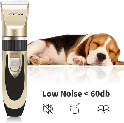 Dog Clippers,Usb Rechargeable Dogs Cats and Other Pets Grooming Kit,Professional Hair Shavers,Pets Hair Remover